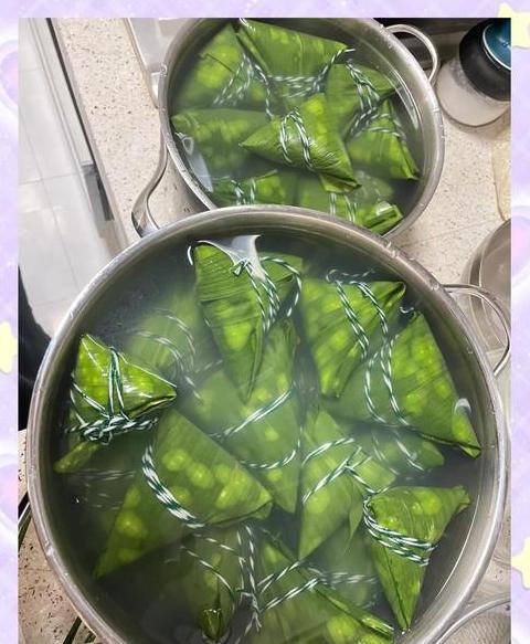家常绿豆粽子制作教程