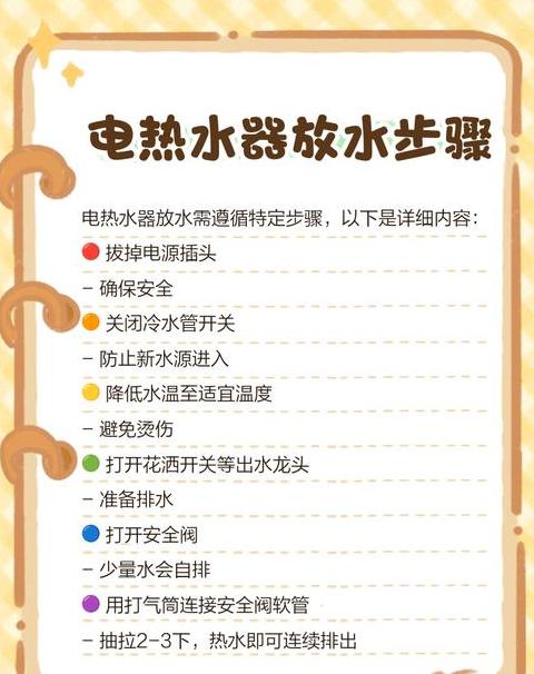 美的电热水器放水指南：泄压阀操作与立式储热式放水方法