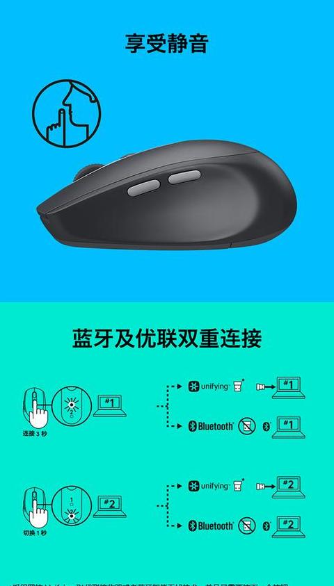 罗技蓝牙鼠标电脑连接教程