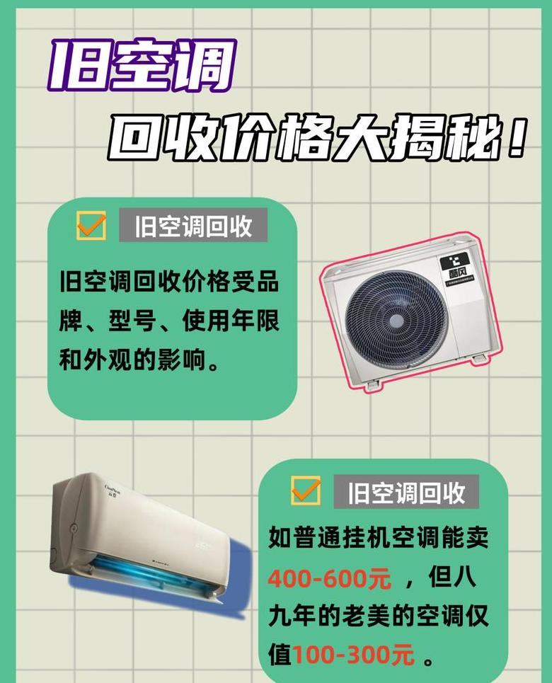 空调回收价格：新旧空调回收价值解析