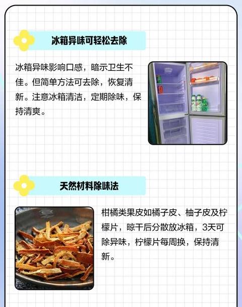 除冰箱异味的小妙招