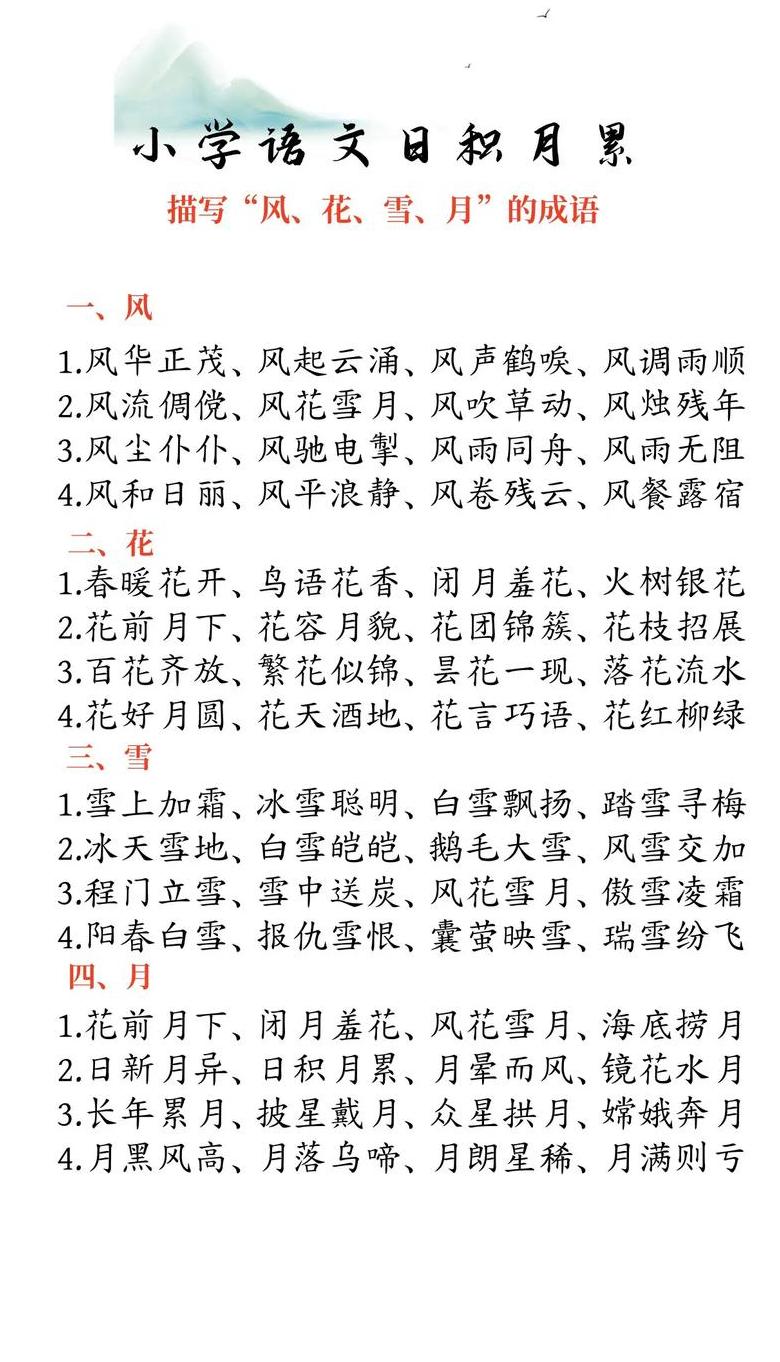 火树银花四字成语揭秘