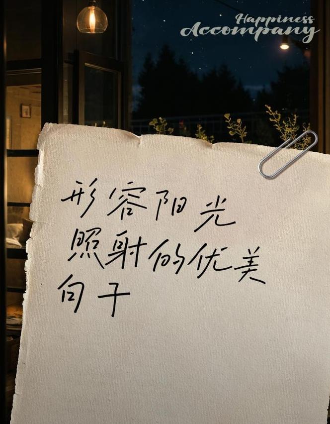 太阳色彩描绘之美句集