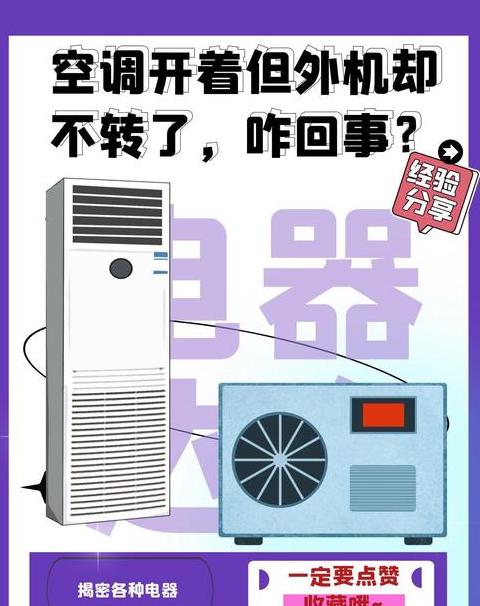 空调外机不转内机吹风不制冷？原因及解决方法