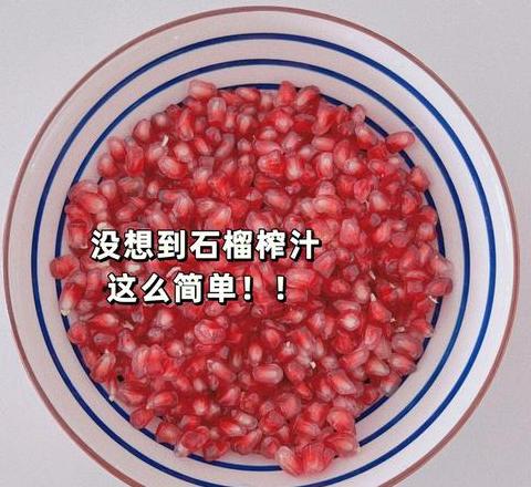 自制石榴水果茶教程